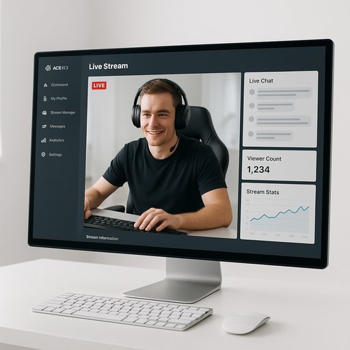 ACE365 live-casino streaming setup